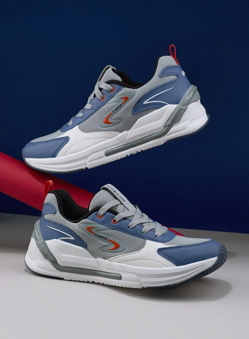 CAMPUS Men's Low-Top Sneakers - Bold Colours With Cloud Like Comfort